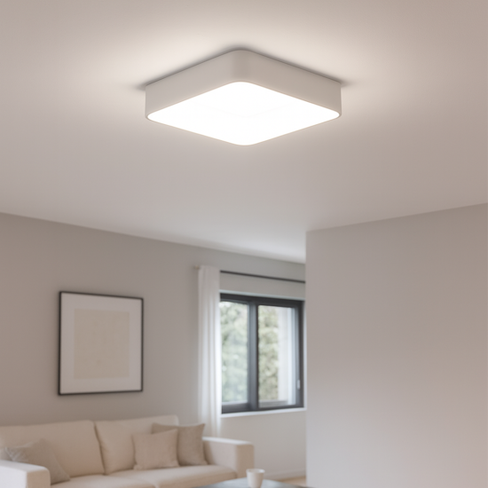 Plafoniera 40 led 32w 3000k 4000k vivida inner s design moderna