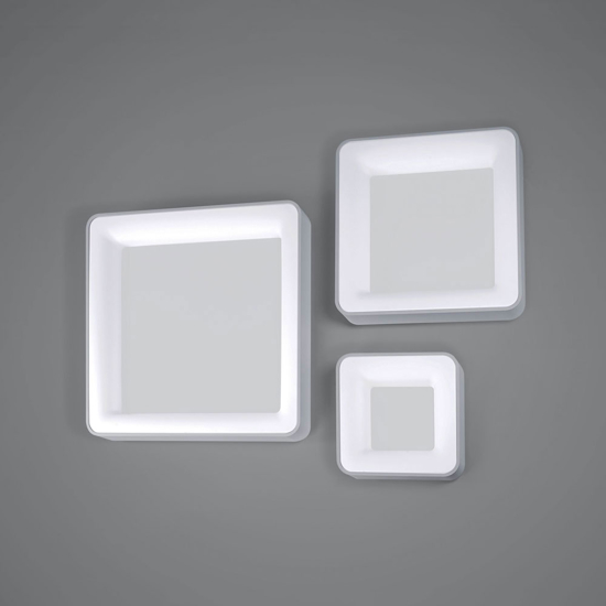 Plafoniera 40 led 32w 3000k 4000k vivida inner s design moderna