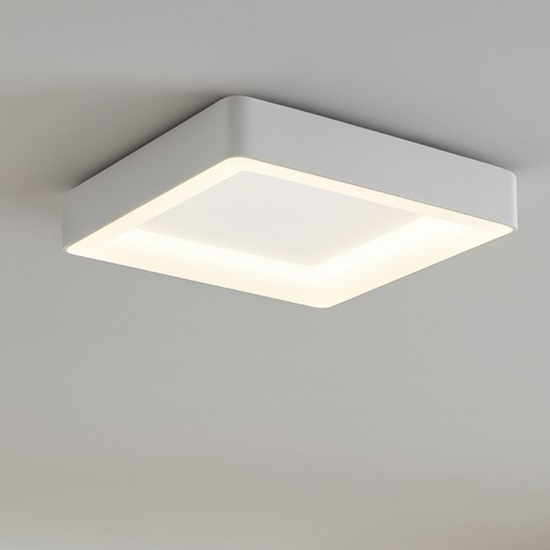 Plafoniera 80 led quadrata 80w 3000k 4000k vivida inner s
