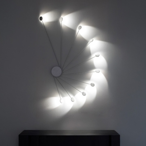 Applique da parete soffitto led 20w 3000k vivida helix bianco