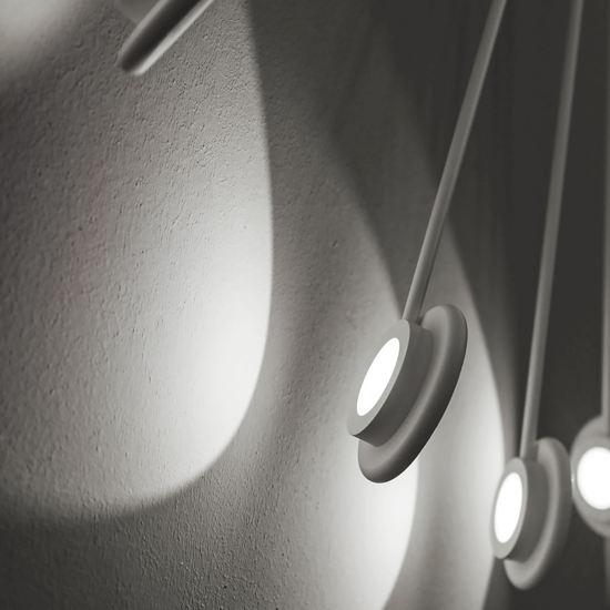 Helix vivida plafoniera bianca led 3000k per soffitto