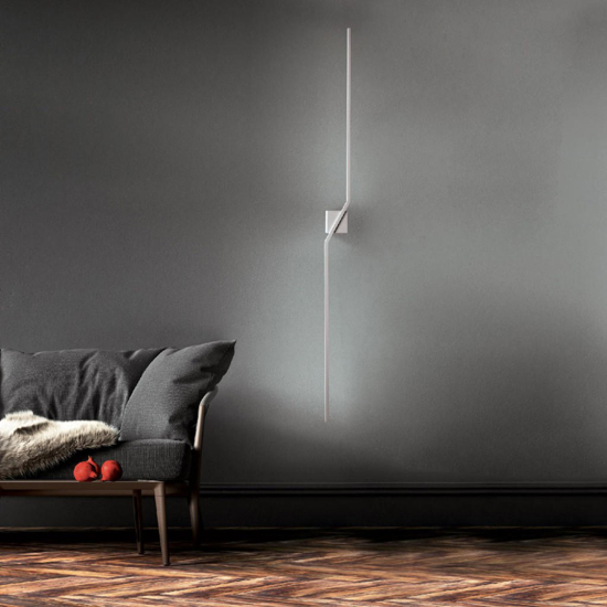 Vivida stick applique da parete moderna minimalista bianca led 3000k