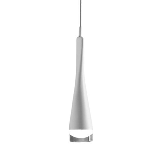 Lampadario design moderno bianco vivida twist led 18w 3000k