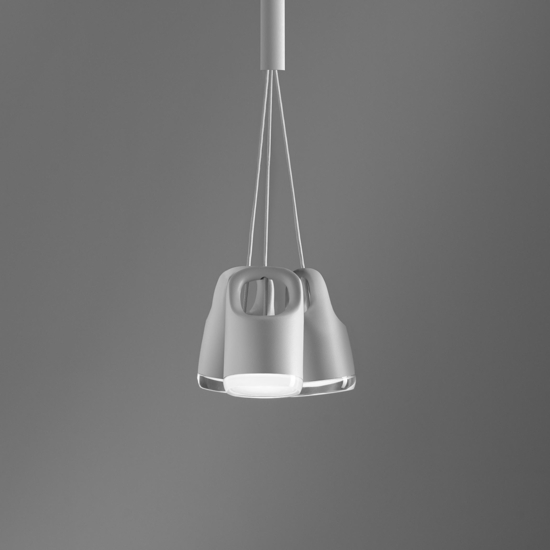 Lampadario vivida bag bianco a grappolo per soggiorno moderno led 3000k