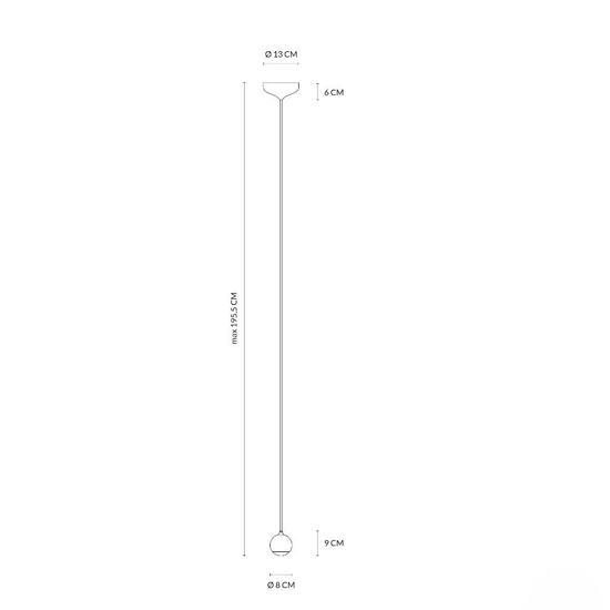 Vivida shallow lampada a sospensione per cucina bianca led 3000k