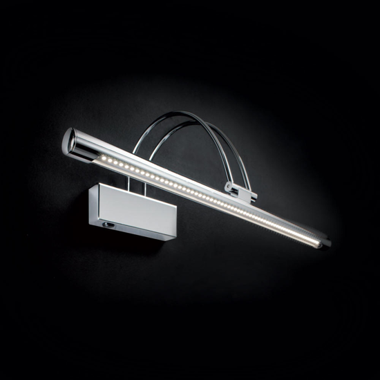 Ideal lux applique bow ap d46 cromo per bagno led 4w