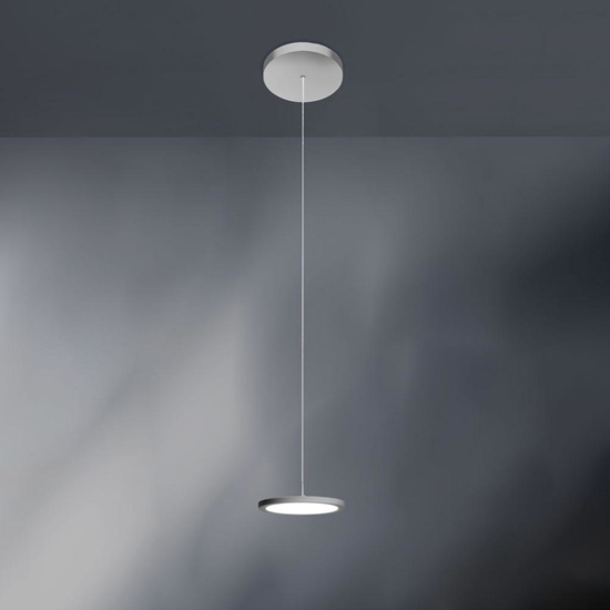 Lampada a sospensione per isola cucina bianca led 15w cct vivida mystery