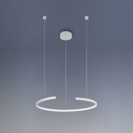 Lampadario per cucina led 30w 3000k 4000k olympic bianco vivida international