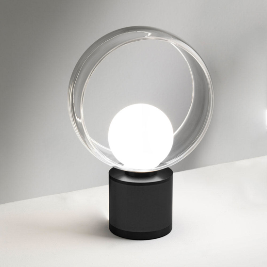Cosmit nera h26 abat-jour vivida international design moderna metallo vetro