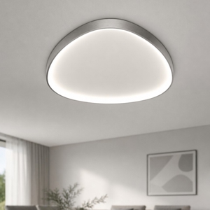 Plafoniera a led vivida lifering titanio 48w 3000k 4000k dimmerabile