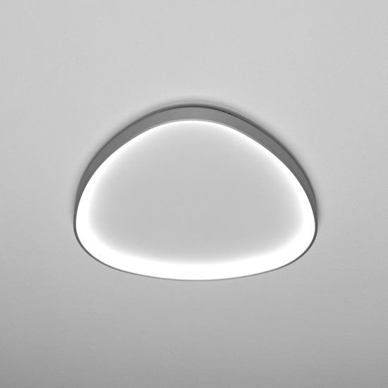 Plafoniera a led vivida lifering titanio 48w 3000k 4000k dimmerabile