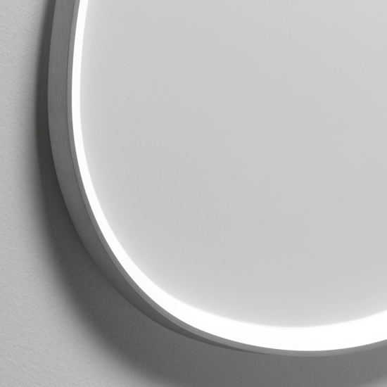 Plafoniera moderna titanio led 60w 3000k 4000k vivida lifering