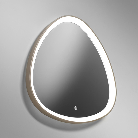 Specchio moderno sabbia vivida lifering led 25w 3000k