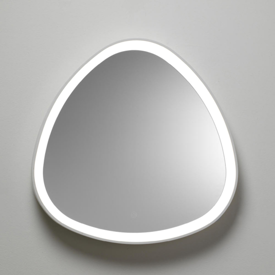 Vivida lifering specchio titanio led touch 25w 3000k