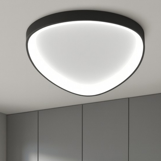 Vivida lifering plafoniera led nera 38w dimmerabile 3000k 4000k