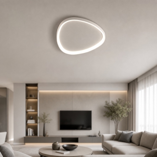 Lifering vivida plafoniera moderna bianca 48w 3000k 4000k