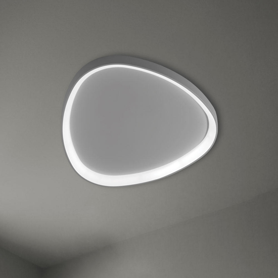 Plafoniera led 60w 3000k 4000k lifering vivida bianca design moderna