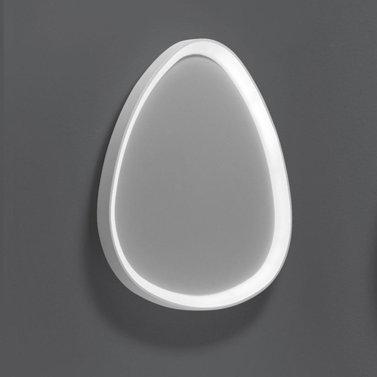 Plafoniera led 60w 3000k 4000k lifering vivida bianca design moderna