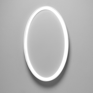 Plafoniera bianca led 50w 3000k 4000k ovale vivida lifering-o