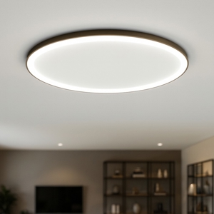 Plafoniera ovale bronzo led 80w 3000k 4000k dimmerabile vivida lifering-o