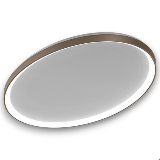 Plafoniera vivida sabbia led 80w 3000k 4000k lifering-o ovale