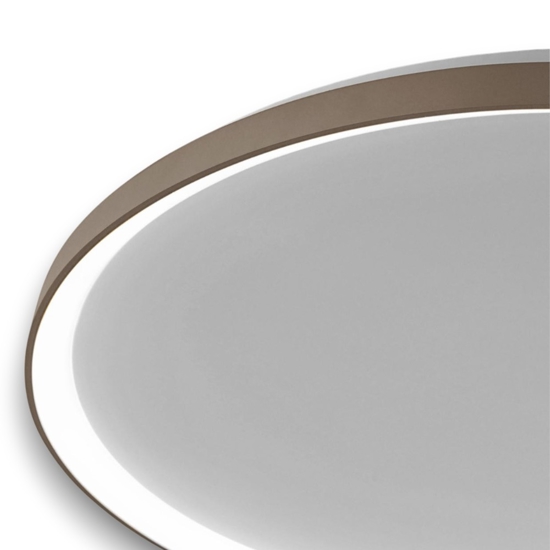 Plafoniera vivida sabbia led 80w 3000k 4000k lifering-o ovale