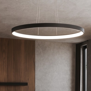 Vivida lifering-o lampadario ovale bronzo led 40w 3000k 4000k