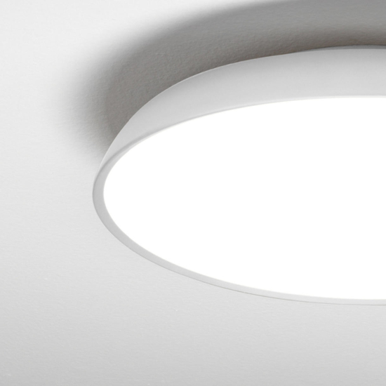 Vivida pinco plafoniera per cucina rotonda bianca led 40w 3000k 4000k dimmerabile