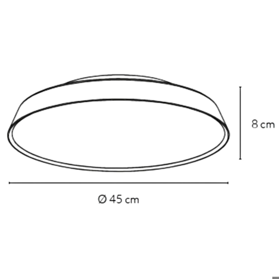 Plafoniera da cucina vivida pinco led 3000k 4000k dimmerabile sabbia