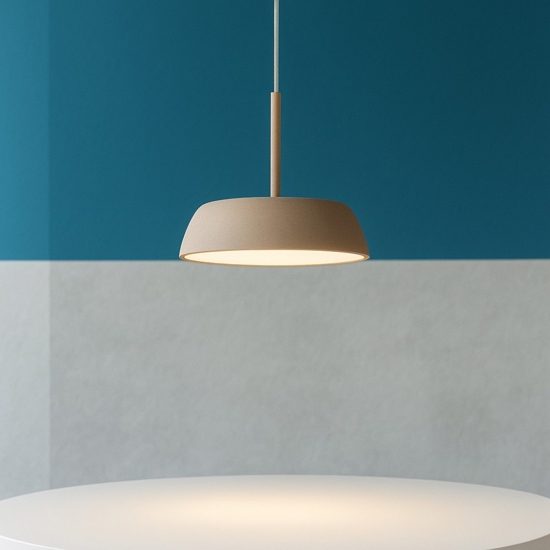 Lampada a sospensione per isola vivida pinco led sabbia dimmerabile