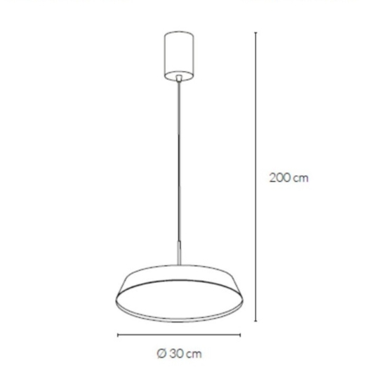 Lampadario da cucina vivida pinco bronzo led 20w 3000k 4000k dimmerabile