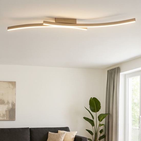 Vivida hyperbola sabbia plafoniera led 40w 3000k 4000k