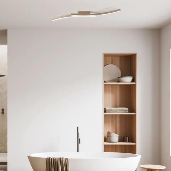 Vivida hyperbola sabbia plafoniera led 40w 3000k 4000k