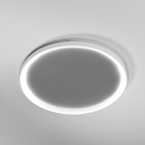 Plafoniera ovale bianca led 80w 3000k 4000k vivida  lifering-r