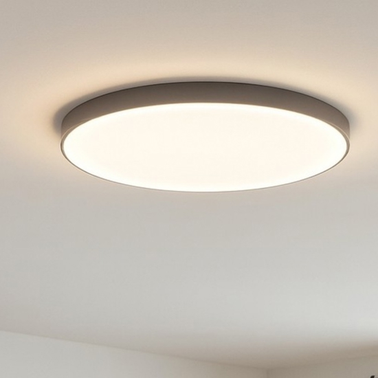 Plafoniera led 80w 3000k 4000k bronzo ovale vivida  lifering-r