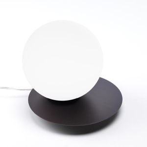 Vivida abat-jour pearl bronzo vetro bianco 12w 3000k da comodino