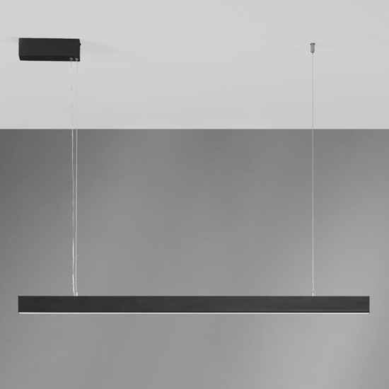 Lampadario moderno vivida segmento 105 cmbronzo per ufficio led 36w cct 2700k 3000k 4000k