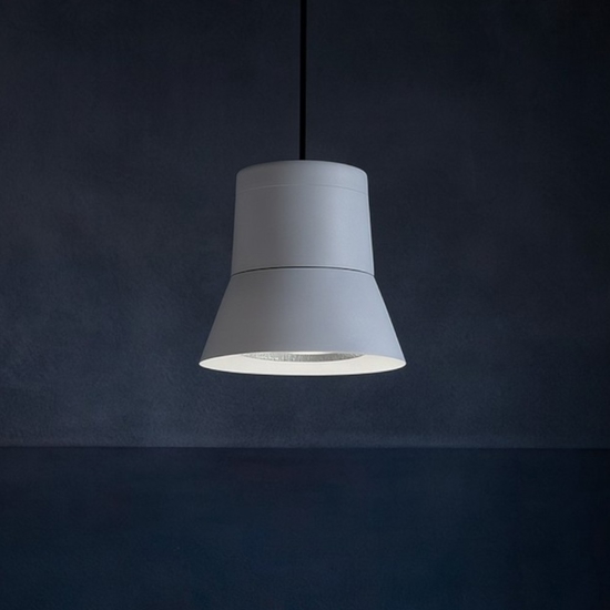 Lampada bianca a sospensione moderna led 6w 3000k vivida cloche