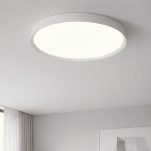 Plafoniera moderna bianca led 50w cct dimmerabile 60 cm vivida hera