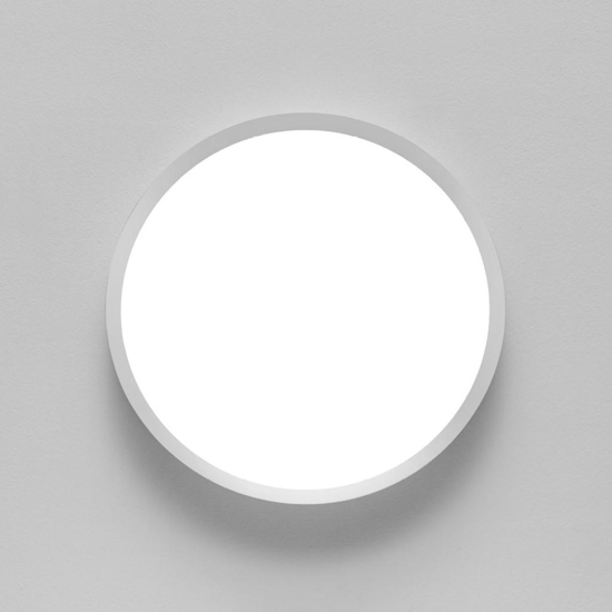 Plafoniera moderna bianca led 50w cct dimmerabile 60 cm vivida hera