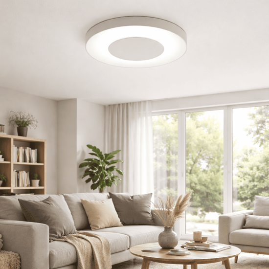 Vivida aurea plafoniera bianca led 24w 3000k 4000k dimmerabile