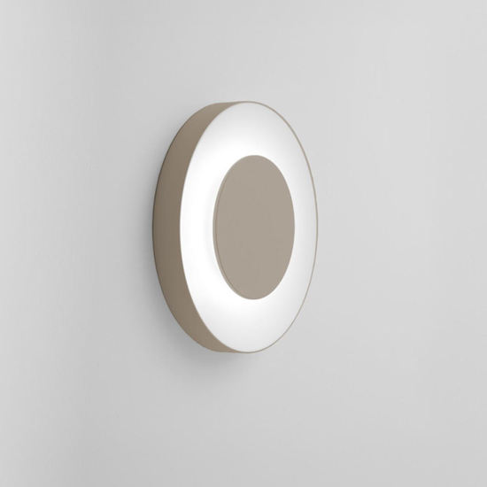 Aurea vivida plafoniera rotonda moderna sabbia led 3000k 4000k 40 cm