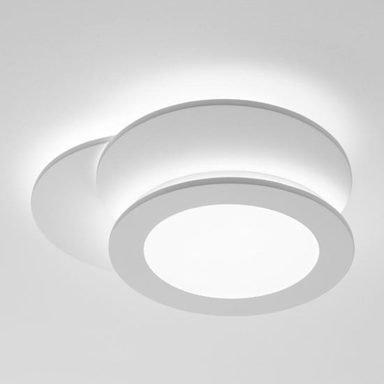 Vivida trinity plafoniera moderna led cct dimmerabile con telecomando