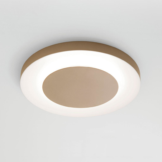 Vivida aurea plafoniera led cct dimmerabile sabbia 60 cm