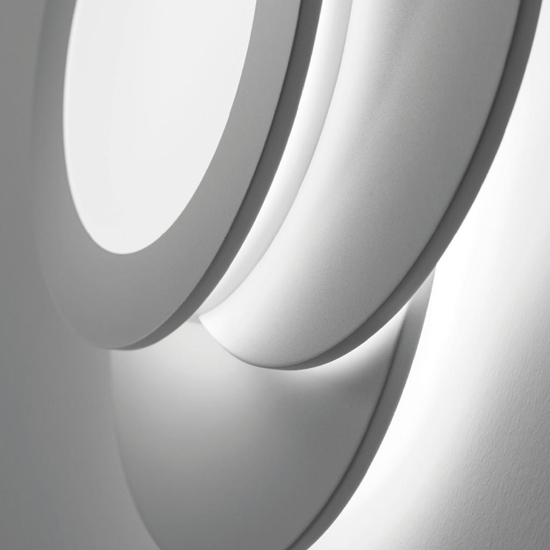 Plafoniera moderna led cct dimmerabile 79 cm vivida trinity