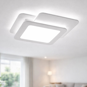 Vivida triniti plafoniera moderna led cct 52 cm dimmerabile con telecomando