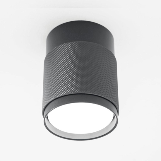 Faretto da soffitto cilindro antracite vivida enigma h11cm