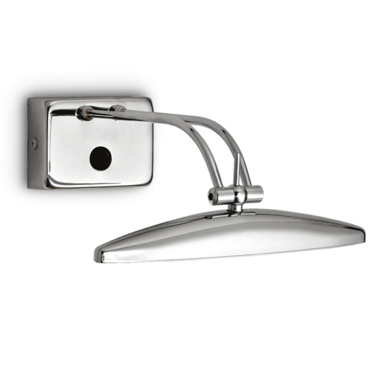 Applique da bagno mirror 20 ap2 ideal lux cromo luce orientabile