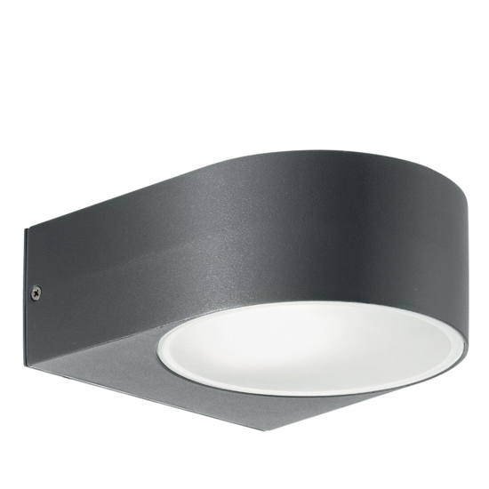 Iko ap1 ideal lux applique per esterno ip54 antracite mdoerna
