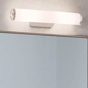 Camerino ap2 ideal lux applique specchio da bagno vetro bianco